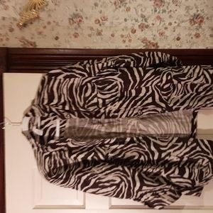 Chicos linen sparkly jacket.